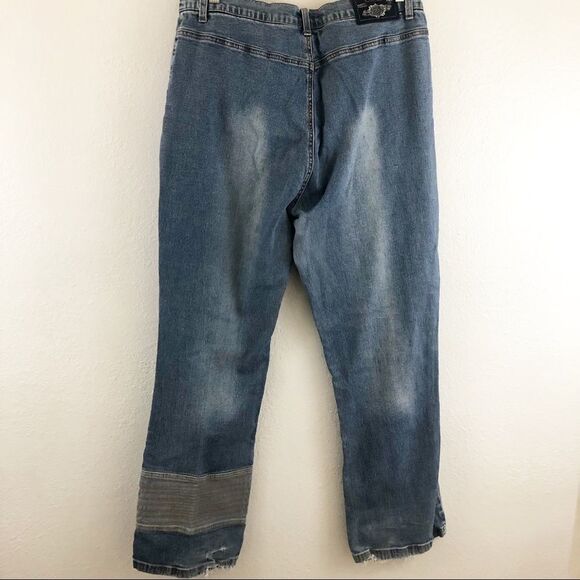 Revolt blue patch high rise jeans size 20 - Picture 2 of 9